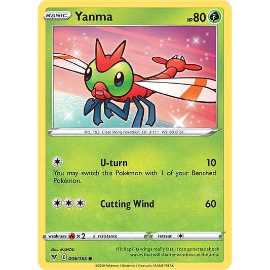 Image for Yanma (006/185) (SWSH04) - Pokemon