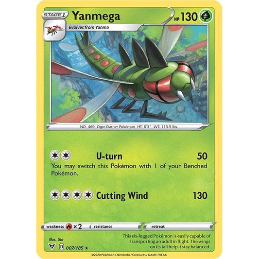 Image for Yanmega (007/185) (SWSH04) - Pokemon