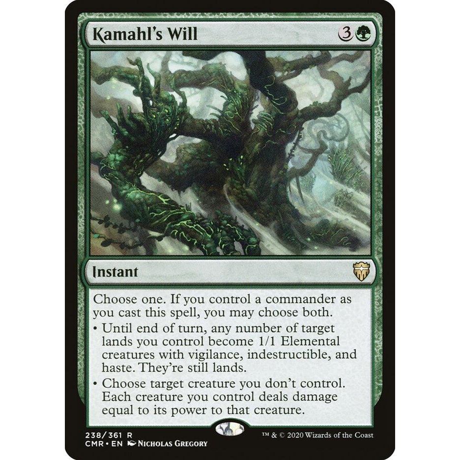 Image for Kamahl's Will (238) (CMR) - Magic: The Gathering