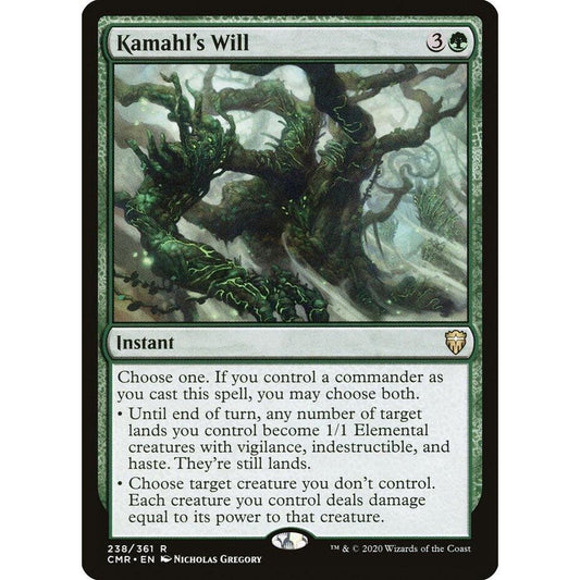 Image for Kamahl's Will (238) (CMR) - Magic: The Gathering