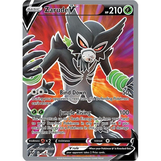 Image for Zarude V (Full Art) (167/185) (SWSH04) - Pokemon