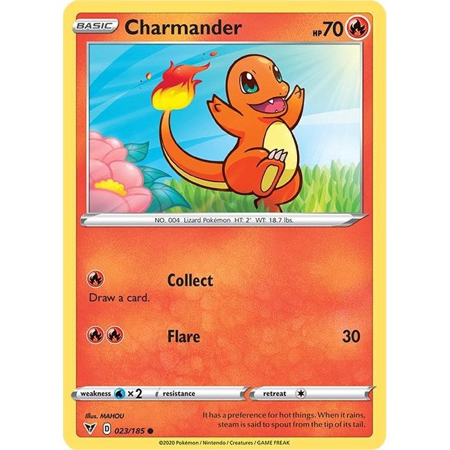 Image for Charmander (023/185) (SWSH04) - Pokemon