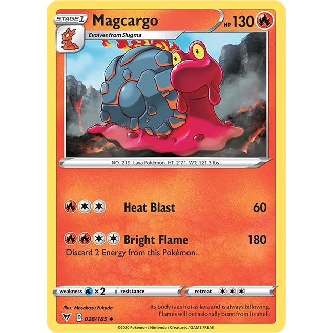 Image for Magcargo (028/185) (SWSH04) - Pokemon