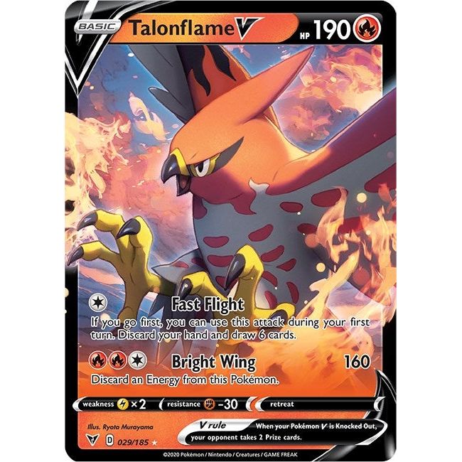 Image for Talonflame V (029/185) (SWSH04) - Pokemon