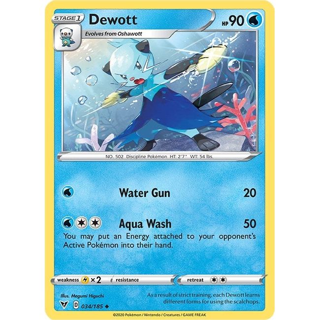 Image for Dewott (034/185) (SWSH04) - Pokemon