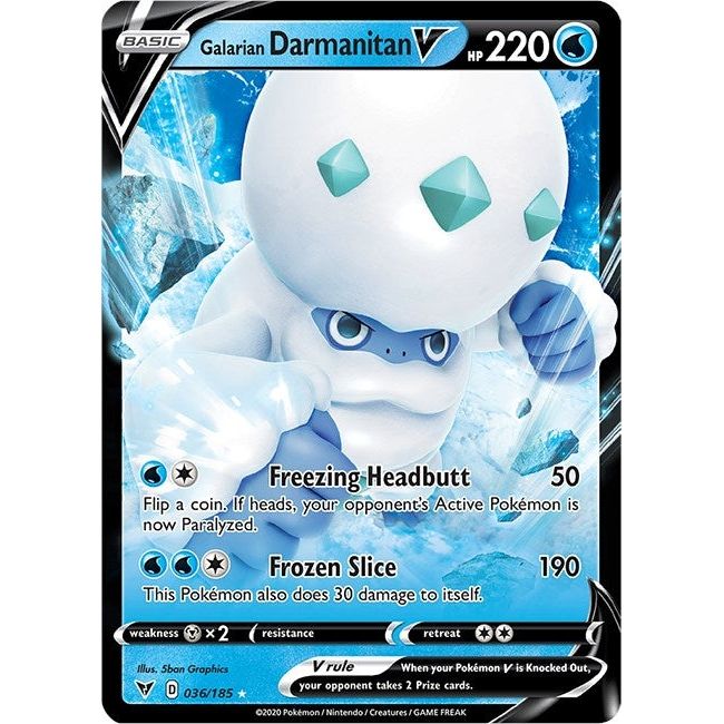 Image for Galarian Darmanitan V (036/185) (SWSH04) - Pokemon