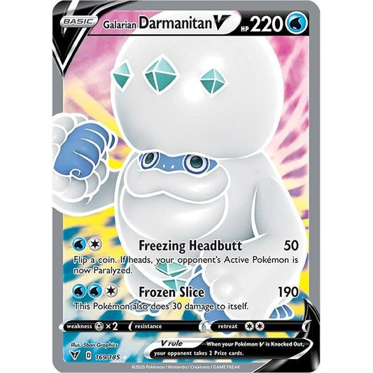 Image for Galarian Darmanitan V (Full Art) (169/185) (SWSH04) - Pokemon