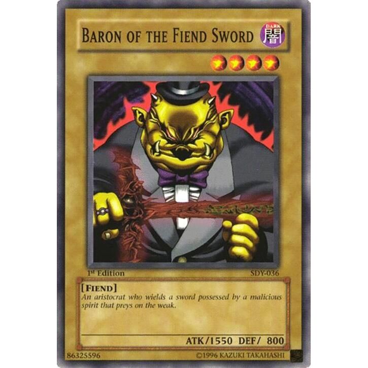 Image for Baron of the Fiend Sword (SDY-036) (SDY) - YuGiOh