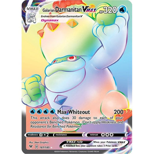 Image for Galarian Darmanitan VMAX (Secret) (187/185) (SWSH04) - Pokemon