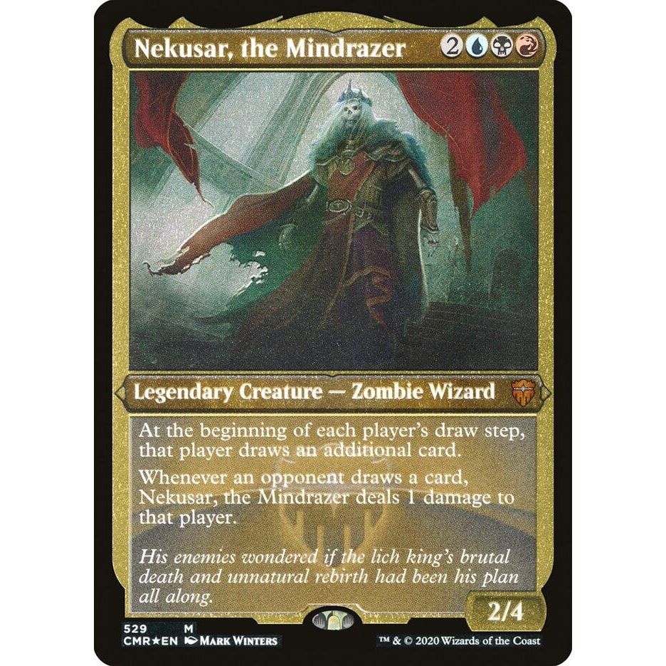 Image for Nekusar, the Mindrazer (Foil Etched) (529) (CMR) - Magic: The Gathering