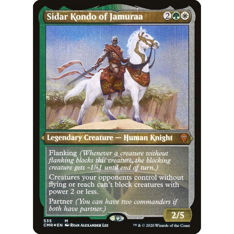 Image for Sidar Kondo of Jamuraa (Foil Etched) (535) (CMR) - Magic: The Gathering
