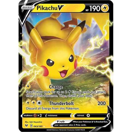 Image for Pikachu V (043/185) (SWSH04) - Pokemon