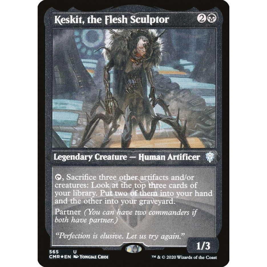 Image for Keskit, the Flesh Sculptor (Foil Etched) (565) (CMR) - Magic: The Gathering