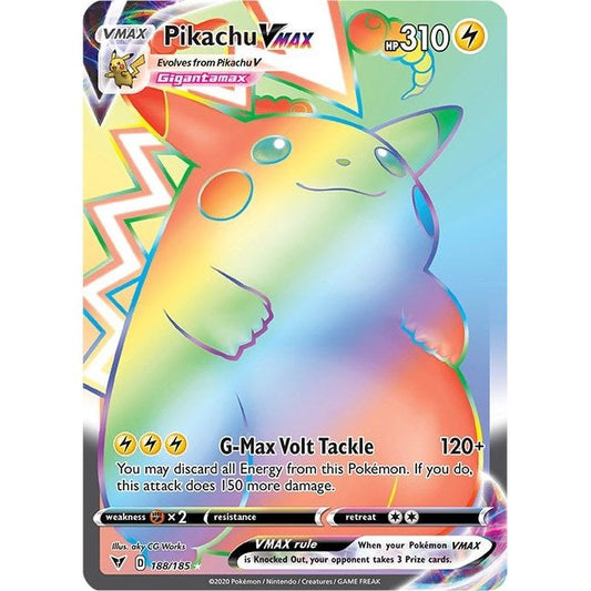 Image for Pikachu VMAX (Secret) (188/185) (SWSH04) - Pokemon