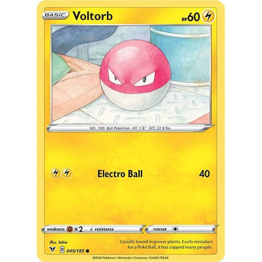 Image for Voltorb (045/185) (SWSH04) - Pokemon