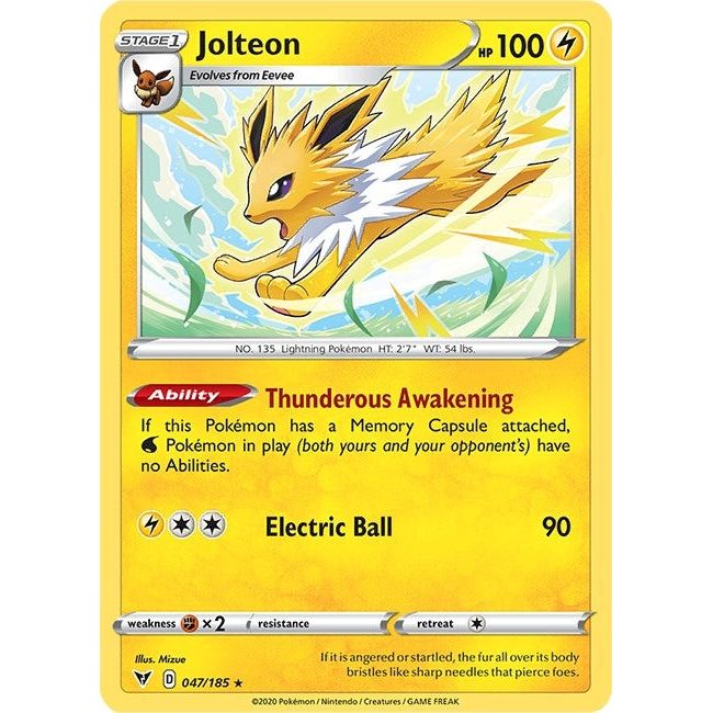 Image for Jolteon (047/185) (SWSH04) - Pokemon