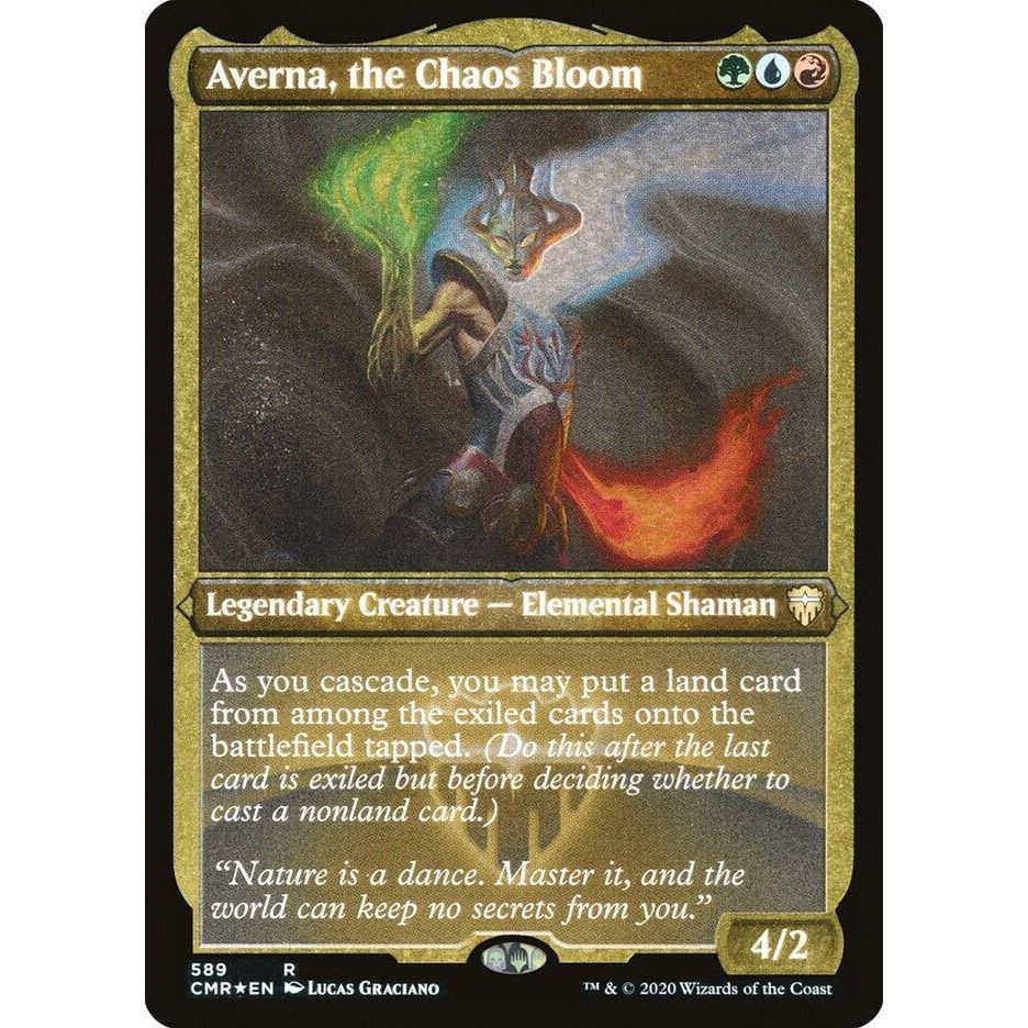 Image for Averna, the Chaos Bloom (Foil Etched) (589) (CMR) - Magic: The Gathering