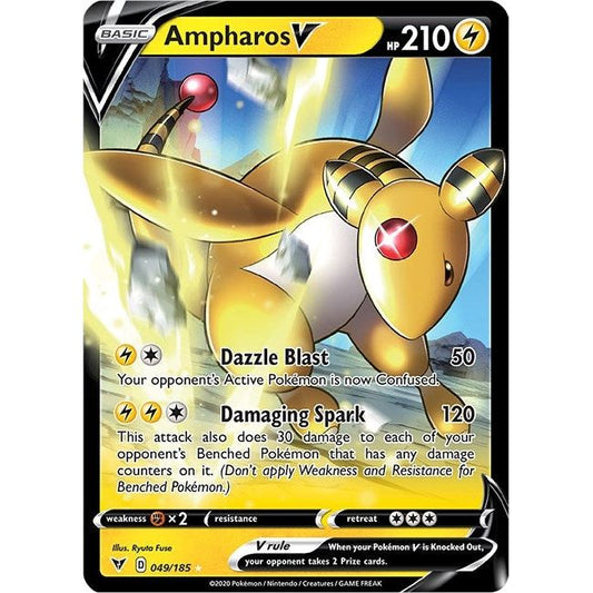 Image for Ampharos V (049/185) (SWSH04) - Pokemon