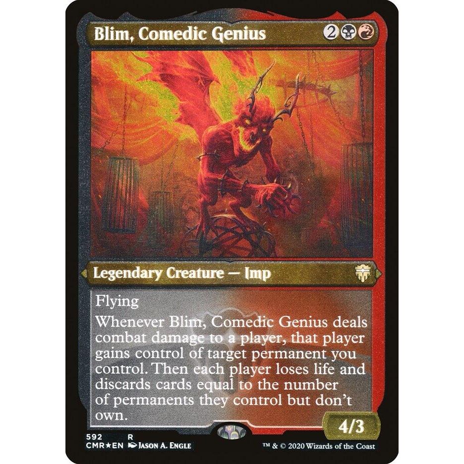 Image for Blim, Comedic Genius (Foil Etched) (592) (CMR) - Magic: The Gathering