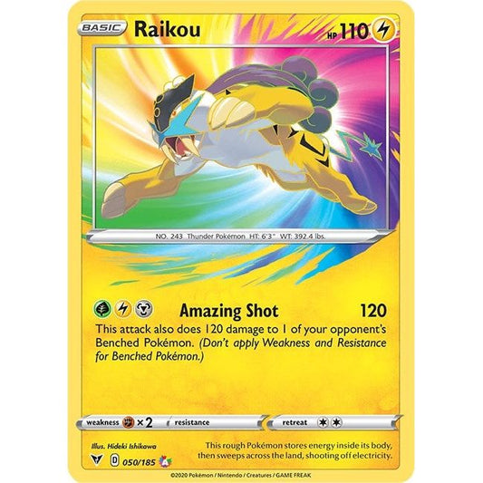 Image for Raikou (050/185) (SWSH04) - Pokemon