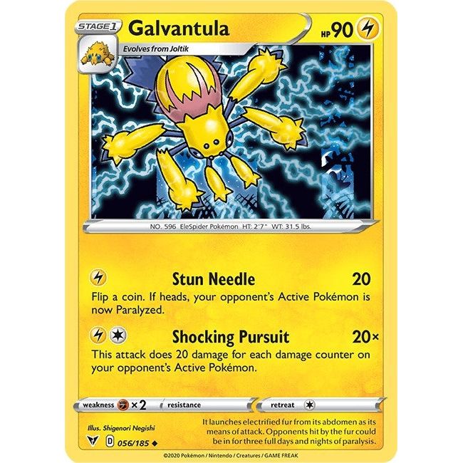 Image for Galvantula (056/185) (SWSH04) - Pokemon