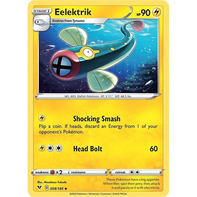 Image for Eelektrik (058/185) (SWSH04) - Pokemon