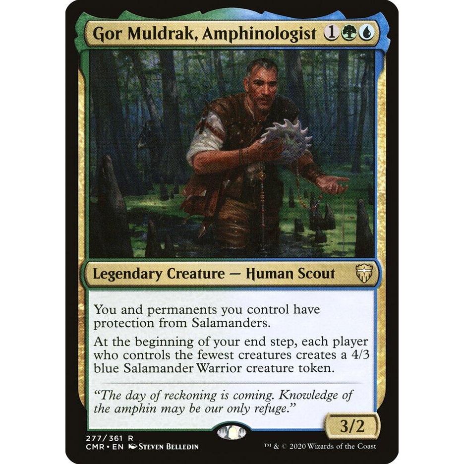 Image for Gor Muldrak, Amphinologist (277) (CMR) - Magic: The Gathering