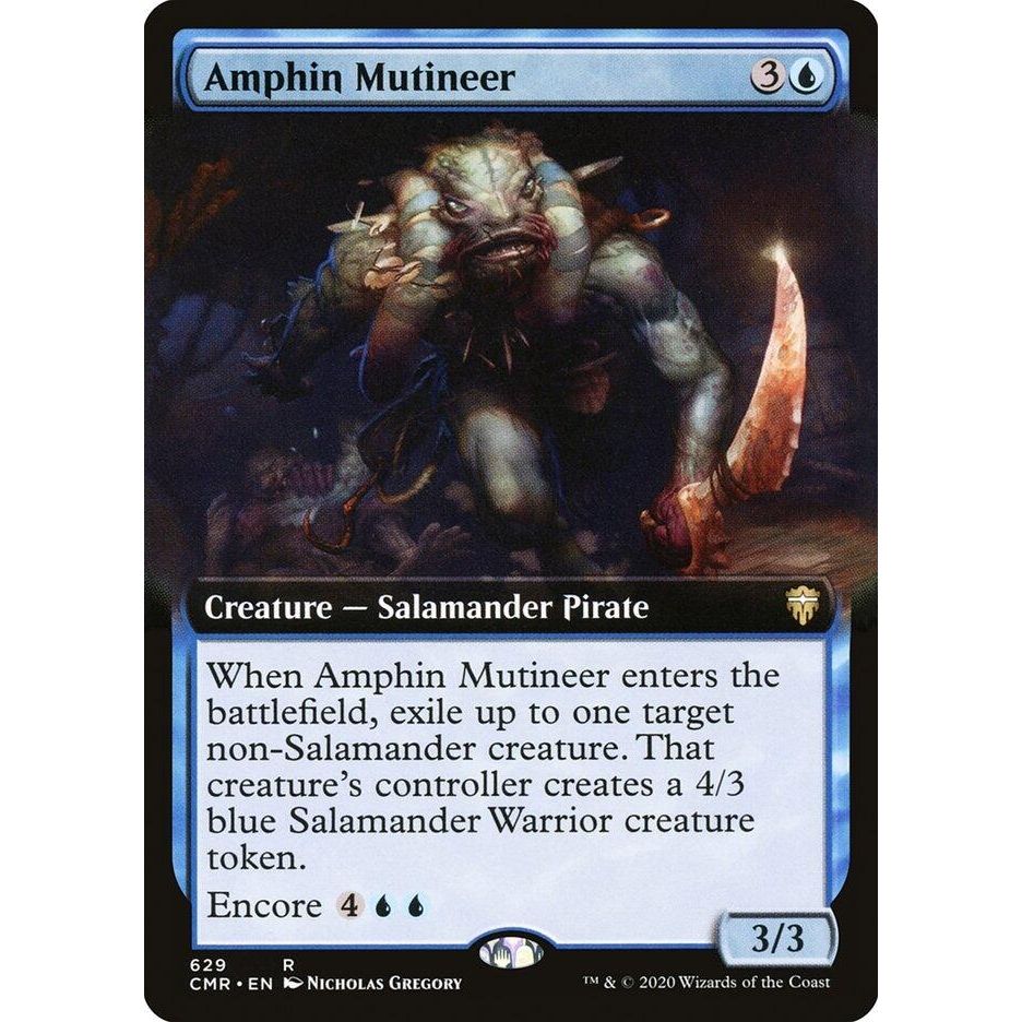 Image for Amphin Mutineer (Extended Art) (629) (CMR) - Magic: The Gathering