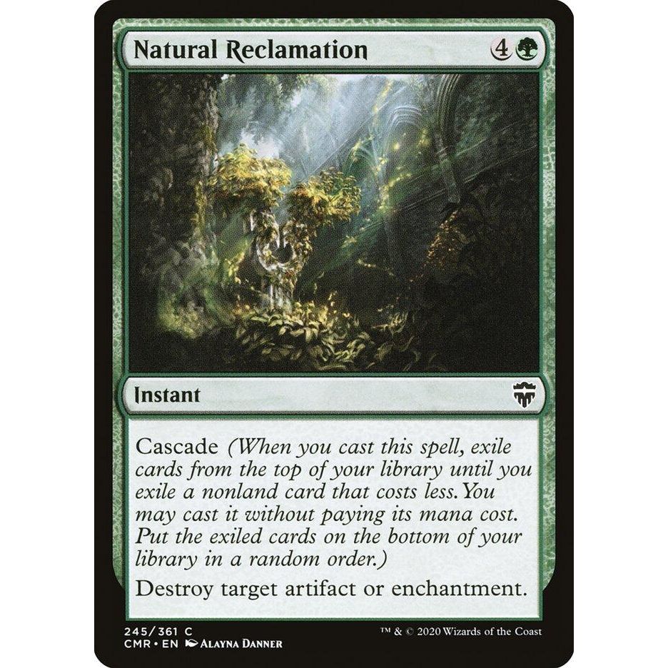 Image for Natural Reclamation (245) (CMR) - Magic: The Gathering