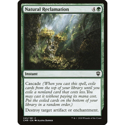 Image for Natural Reclamation (245) (CMR) - Magic: The Gathering