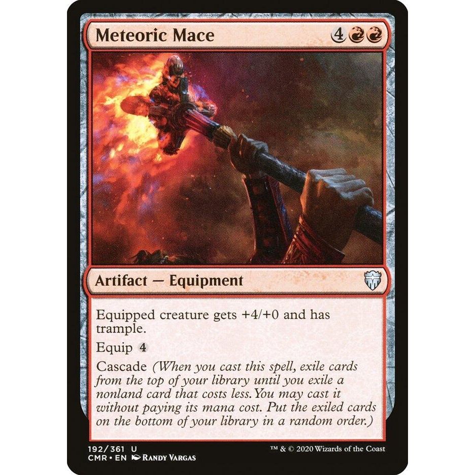 Image for Meteoric Mace (192) (CMR) - Magic: The Gathering