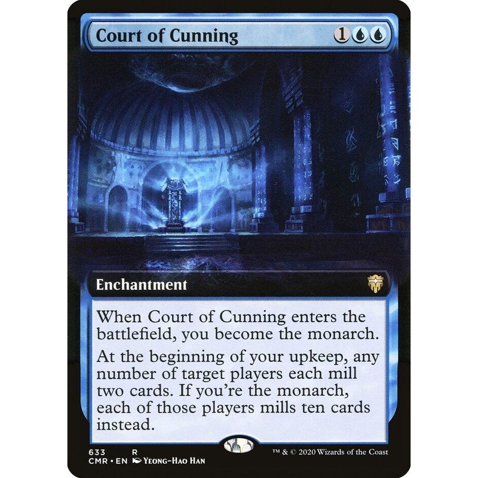 Image for Court of Cunning (Extended Art) (633) (CMR) - Magic: The Gathering