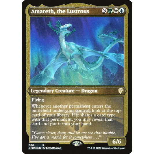 Image for Amareth, the Lustrous (Foil Etched) (586) (CMR) - Magic: The Gathering