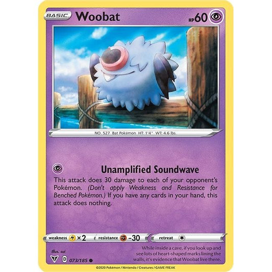 Image for Woobat (073/185) (SWSH04) - Pokemon