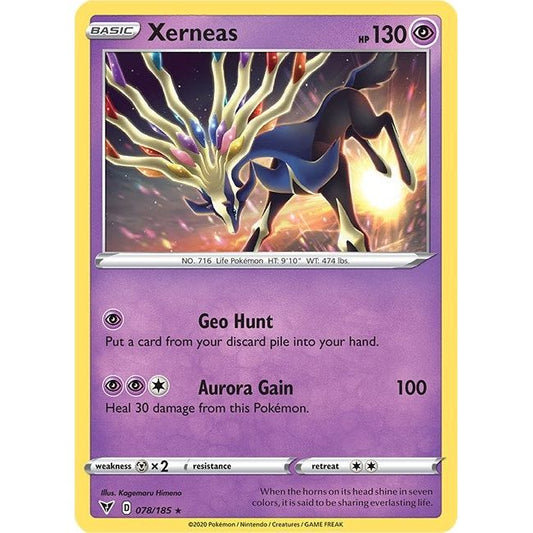 Image for Xerneas (078/185) (SWSH04) - Pokemon