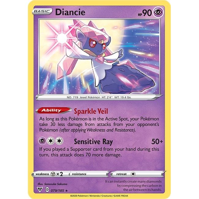 Image for Diancie (079/185) (SWSH04) - Pokemon