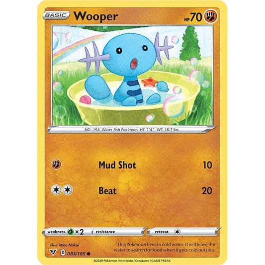 Image for Wooper (083/185) (SWSH04) - Pokemon
