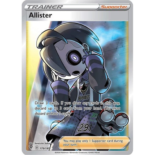 Image for Allister (Full Art) (179/185) (SWSH04) - Pokemon