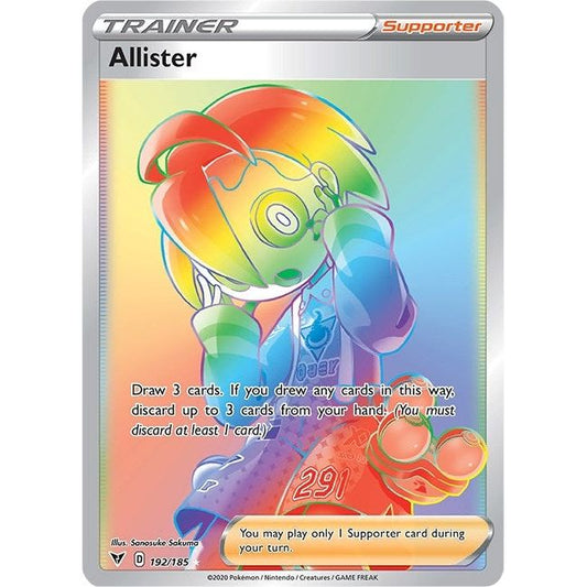 Image for Allister (Secret) (192/185) (SWSH04) - Pokemon
