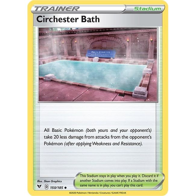 Image for Circhester Bath (150/185) (SWSH04) - Pokemon