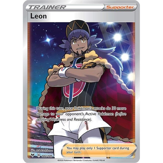 Image for Leon (Full Art) (182/185) (SWSH04) - Pokemon