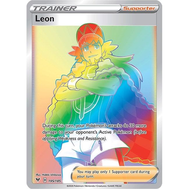 Image for Leon (Secret) (195/185) (SWSH04) - Pokemon