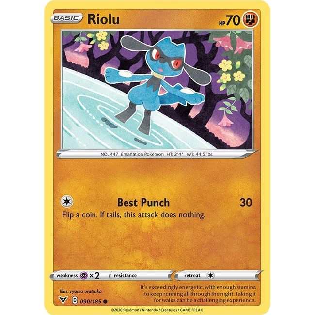 Image for Riolu (090/185) (SWSH04) - Pokemon