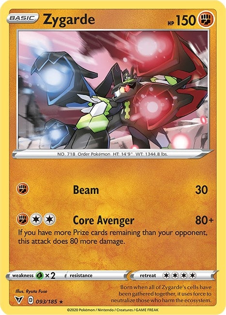 Image for Zygarde (093/185) (SWSH04) - Pokemon