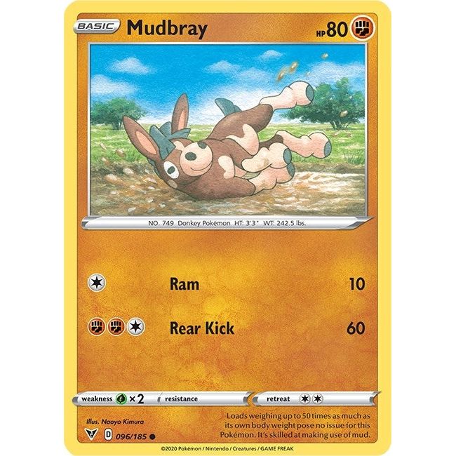 Image for Mudbray (096/185) (SWSH04) - Pokemon
