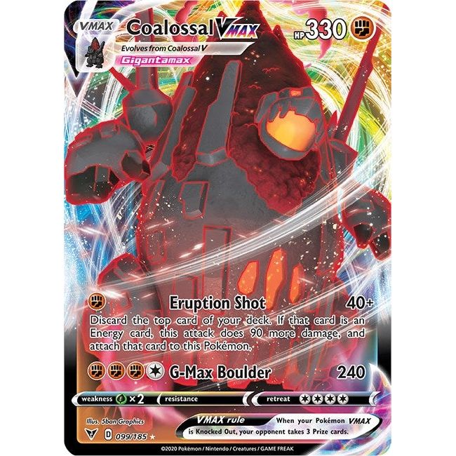 Image for Coalossal VMAX (099/185) (SWSH04) - Pokemon