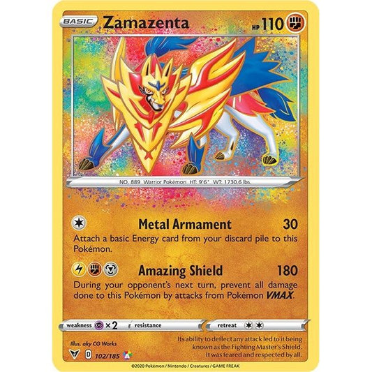 Image for Zamazenta (102/185) (SWSH04) - Pokemon