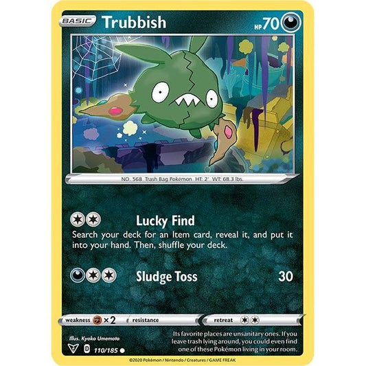 Image for Trubbish (110/185) (SWSH04) - Pokemon