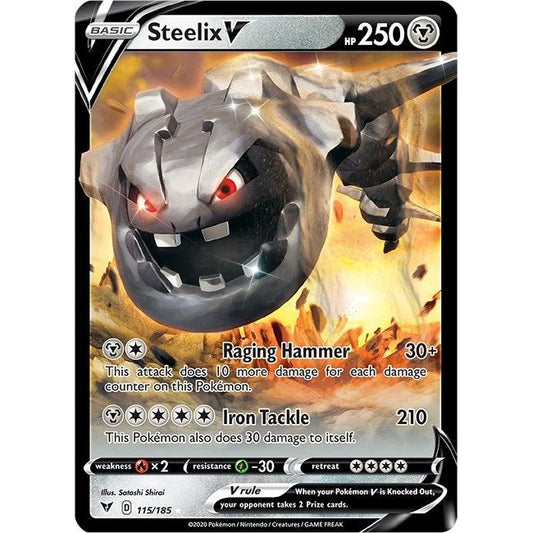 Image for Steelix V (115/185) (SWSH04) - Pokemon