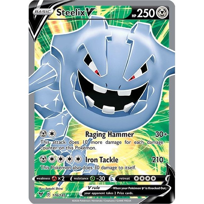 Image for Steelix V (Full Art) (176/185) (SWSH04) - Pokemon